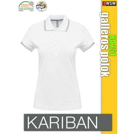 Kariban KA251 női galléros póló - munkaruha
