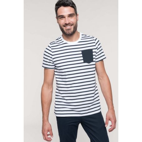 Kariban STRIPED férfi póló - munkapóló
