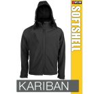 Kariban Softshell Hooded férfi kapucnis kabát - polár belső