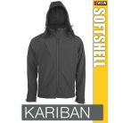Kariban Softshell Hooded férfi kapucnis kabát - polár belső