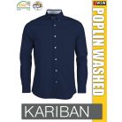 Anvil POPELINE WASHED LS hosszúujjú férfi ing