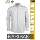 Anvil POPELINE WASHED LS hosszúujjú férfi ing