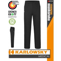   Karlowsky ESSENTIAL BLACK női medical újrahasznosított 95C-on mosható nadrág - munkaruha