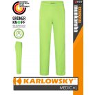 Karlowsky ESSENTIAL KIWI női medical újrahasznosított 95C-on mosható nadrág - munkaruha