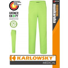   Karlowsky ESSENTIAL KIWI női medical újrahasznosított 95C-on mosható nadrág - munkaruha