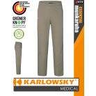 Karlowsky ESSENTIAL SAGE női medical újrahasznosított 95C-on mosható nadrág - munkaruha