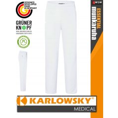   Karlowsky ESSENTIAL WHITE női medical újrahasznosított 95C-on mosható nadrág - munkaruha