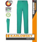 Karlowsky ESSENTIAL EMERALD férfi medical újrahasznosított 95C-on mosható nadrág - munkaruha