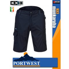 Portwest KX3 BLACK prémium ripstop rövidnadrág - munkaruha