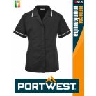 Portwest MEDICAL BLACK CLASSIC női tunika köpeny - munkaruha