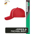 James & Nicholson SOLID RED technikai baseball sapka - munkaruha