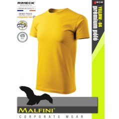   Malfini BASIC YELLOW 100% pamut prémium póló 160 g/m2 - munkaruha