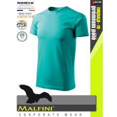   Malfini BASIC EMERALD 100% pamut prémium póló 160 g/m2 - munkaruha