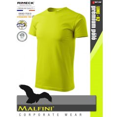   Malfini BASIC LIME 100% pamut prémium póló 160 g/m2 - munkaruha