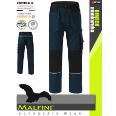 Malfini RIMECK NAVY pamut deréknadrág - munkaruha