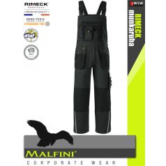   Malfini RIMECK GREY kevertszálas technikai kantáros nadrág - munkaruha