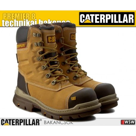 Caterpillar CAT PREMIER 8"  S3 férfi munkabakancs - munkacipő