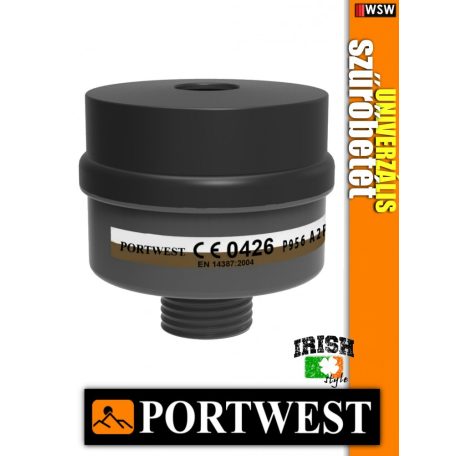 Portwest P956 univerzális szűrőmaszk betét - A2P3 - 4 db