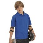 B&C SAFRAN TT KIDS galléros gyerek póló