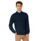 B&C SAFRAN TT LS hosszúujjú galléros férfi póló