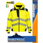 Portwest PW3 YELLOW jólláthatósági vízálló munkakabát - munkaruha
