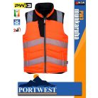 Portwest PW3 ORANGE 2in1 jólláthatósági kifordítható bélelt munkamellény - munkaruha