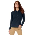 B&C SAFRAN PURE LSL WOMEN hosszúujjú galléros női póló