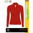 B&C SAFRAN PURE LSL WOMEN hosszúujjú galléros női póló