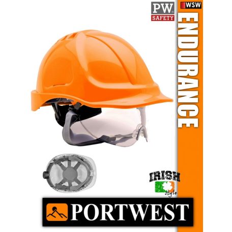 Portwest ENDURANCE munkavédelmi sisak szemüveggel - védősisak