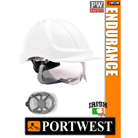 Portwest ENDURANCE munkavédelmi sisak szemüveggel - védősisak