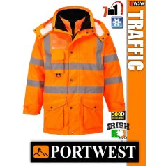 Portwest TRAFFIC jólláthatósági bélelt kabát - 7in1