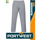 Portwest HORECA WHITEBLACK HARROW séfnadrág - munkaruha