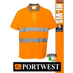   Portwest HI-VIS jól láthatósági lélegző galléros póló - munkaruha