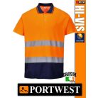 Portwest HI-VIS jól láthatósági lélegző galléros póló - munkaruha