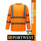 Portwest HI-VIS jól láthatósági hosszúujjú póló - munkaruha