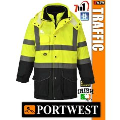 Portwest TRAFFIC jólláthatósági bélelt kabát - 7in1