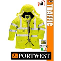 Portwest TRAFFIC jólláthatósági bélelt kabát - 7in1