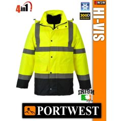 Portwest HI-VIS jólláthatósági téli kabát - 4in1