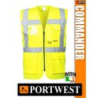 Portwest VEST-PORT COMMANDER jólláthatósági mellény - munkaruha
