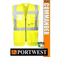   Portwest VEST-PORT COMMANDER jólláthatósági mellény - munkaruha