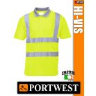 Portwest HI-VIS jól láthatósági galléros póló - munkaruha