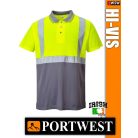 Portwest HI-VIS jól láthatósági galléros póló - munkaruha