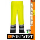 Portwest HI-VIS jólláthatósági vízálló deréknadrág - munkaruha