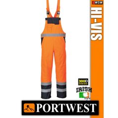   Portwest HI-VIS jólláthatóság kantárosnadrág - munkaruha