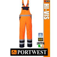   Portwest HI-VIS jólláthatósági bélelt kantárosnadrág - munkaruha