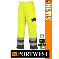   Portwest HI-VIS jólláthatósági bélelt deréknadrág - munkaruha