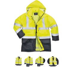 Portwest HI-VIS jólláthatósági bélelt kabát - 5in1
