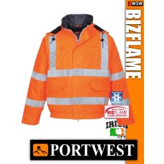   Portwest BIZFLAME antisztatikus lángálló bélelt esőkabát - munkaruha