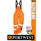 Portwest BIZFLAME antisztatikus lángálló bélelt esőnadrág - munkaruha