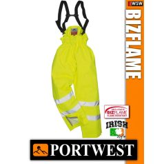 Portwest BIZFLAME antisztatikus lángálló bélelt esőnadrág - munkaruha